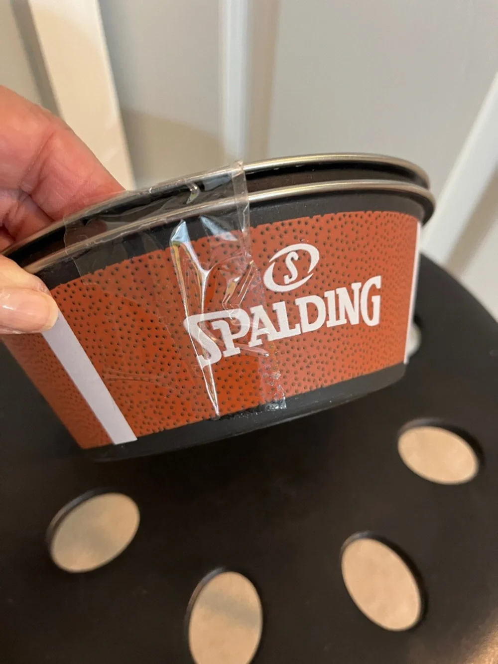 Spalding 🏈Football 🏈Dog Bowl Set (2-Pack) | Stainless Steel Pet Bowls | NEW